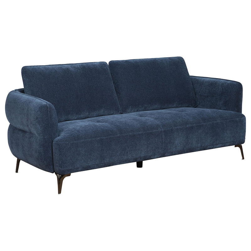Lively 2-piece Chenille Upholstered Sofa Set