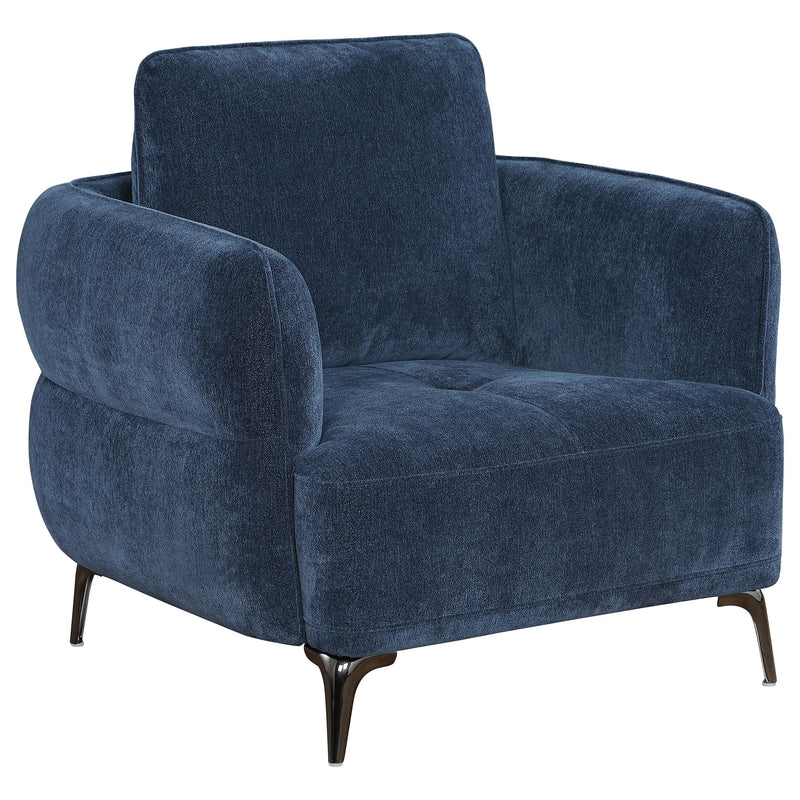 Lively 3-piece Chenille Upholstered Sofa Set