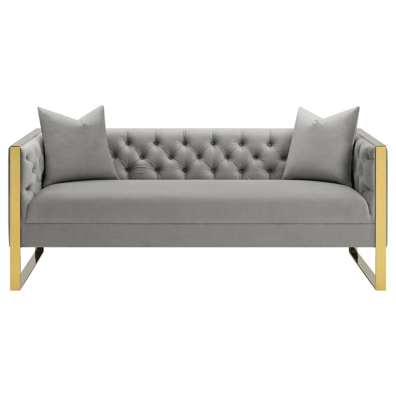 Eastbrook Velvet Upholstered Tufted Sofa