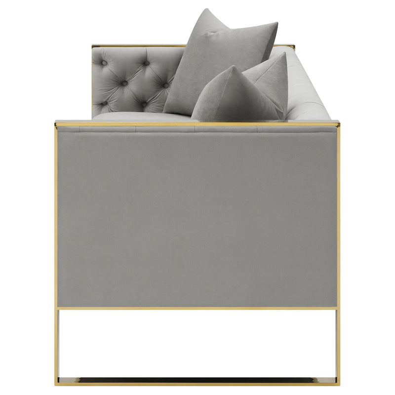 Eastbrook Velvet Upholstered Tufted Sofa