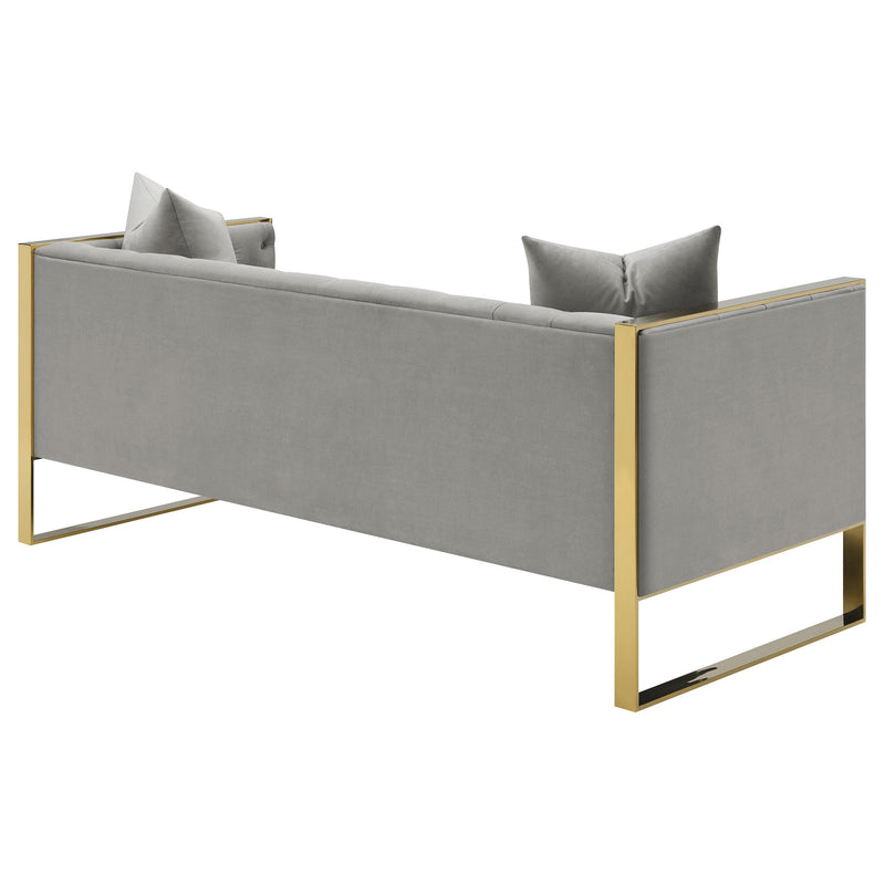 Eastbrook Velvet Upholstered Tufted Sofa