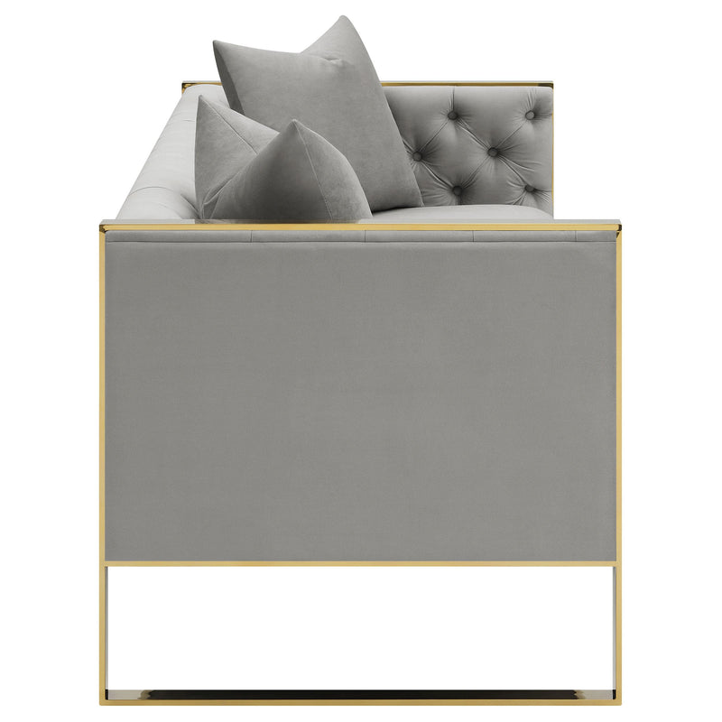 Eastbrook Velvet Upholstered Tufted Sofa
