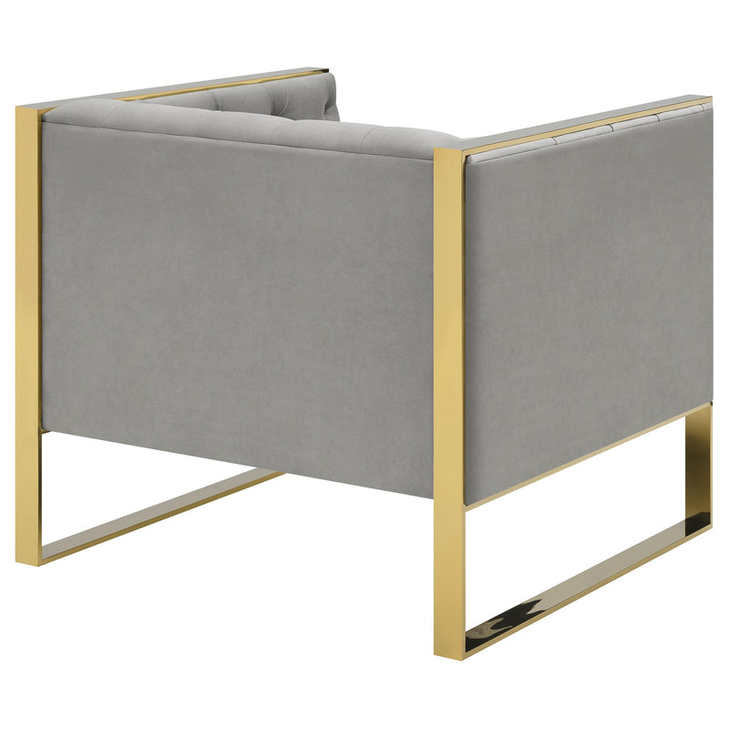 Eastbrook Velvet Upholstered Tufted Accent Chair