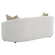 Rainn 3-piece Boucle Upholstered Sloped Arm Sofa Set Latte - detail 5