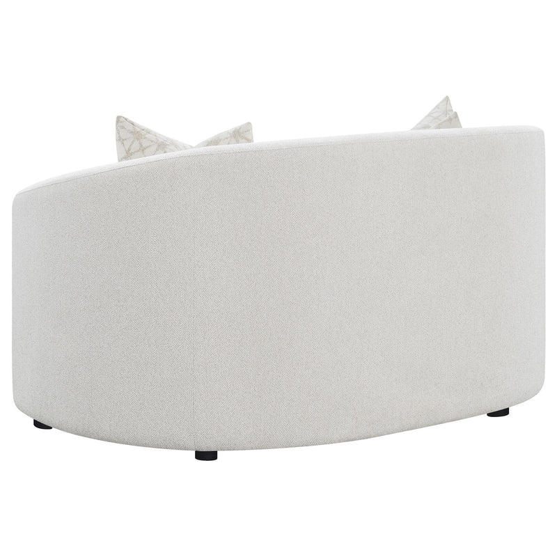 Rainn 3-piece Boucle Upholstered Sloped Arm Sofa Set Latte - detail 8