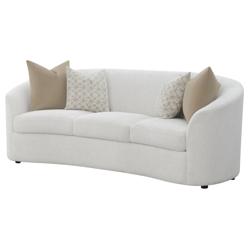 Rainn Boucle Upholstered Sloped Arm Sofa