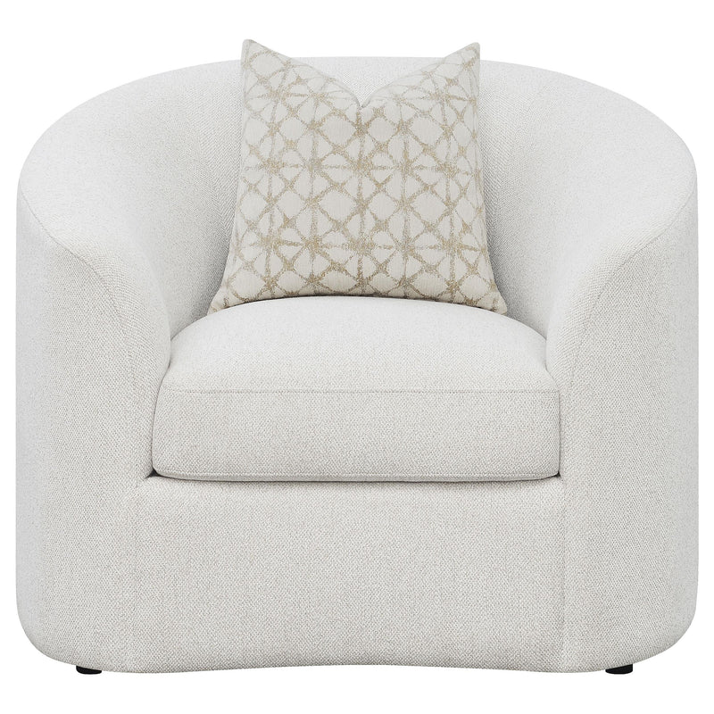 Rainn Boucle Upholstered Sloped Arm Accent Chair