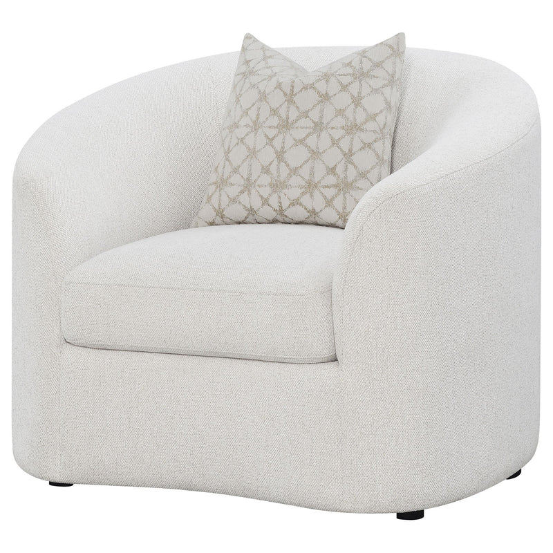 Rainn Boucle Upholstered Sloped Arm Accent Chair