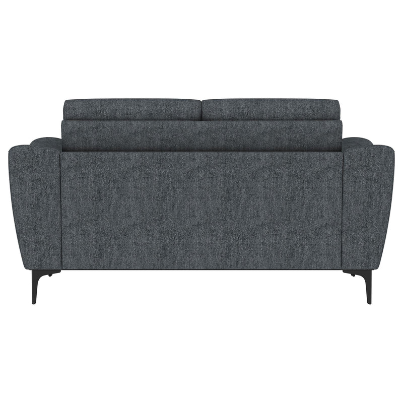 Nolan Upholstered Sloped Track Arm Loveseat