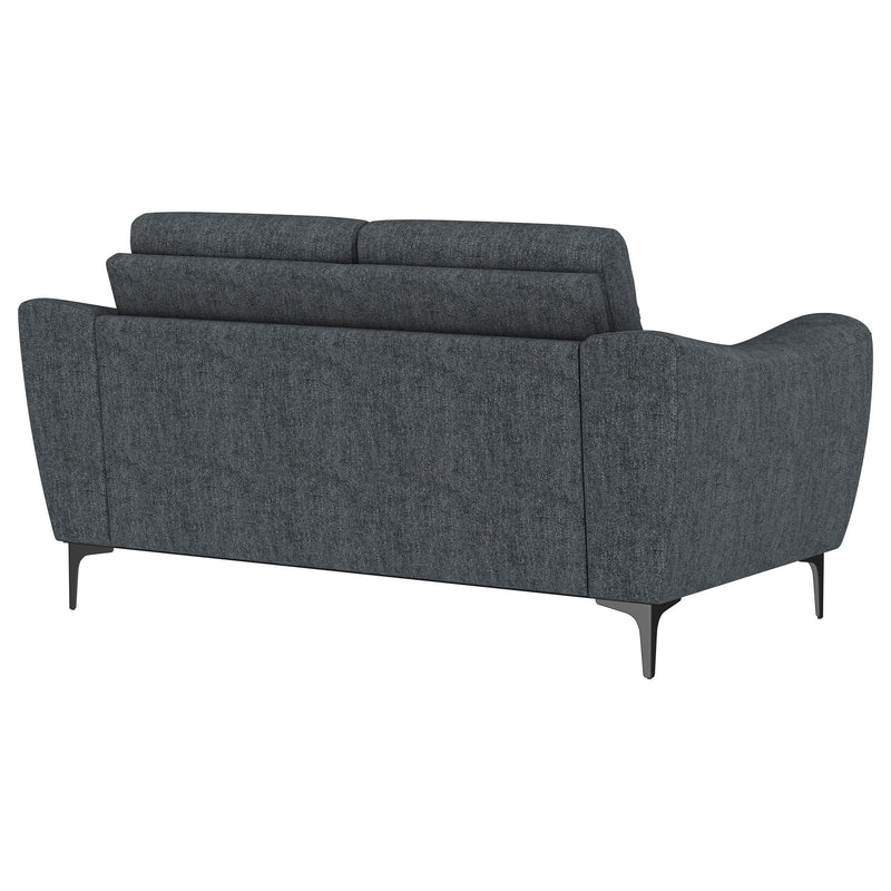 Nolan Upholstered Sloped Track Arm Loveseat
