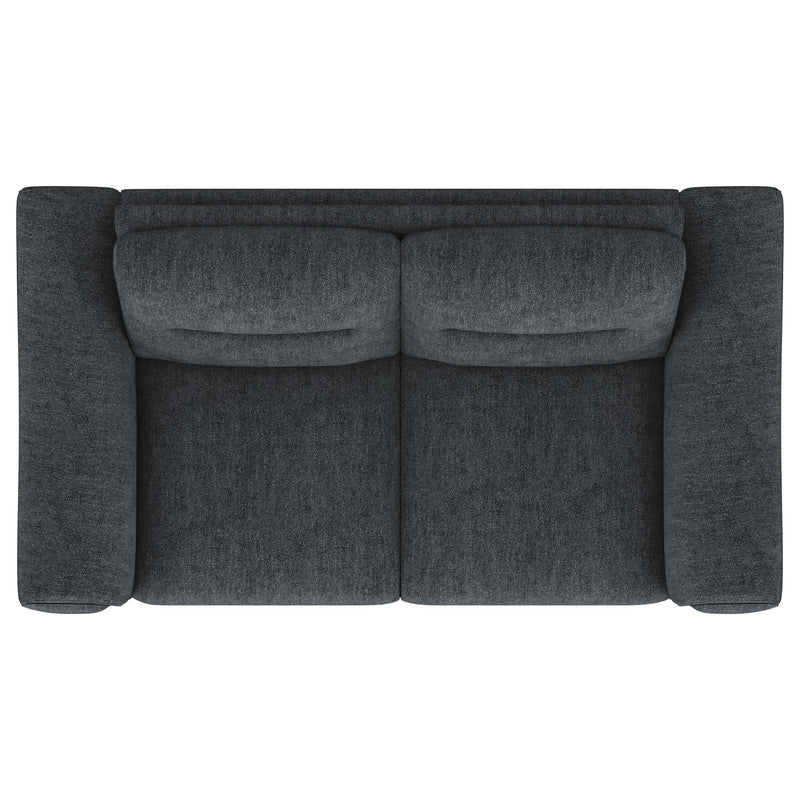 Nolan Upholstered Sloped Track Arm Loveseat