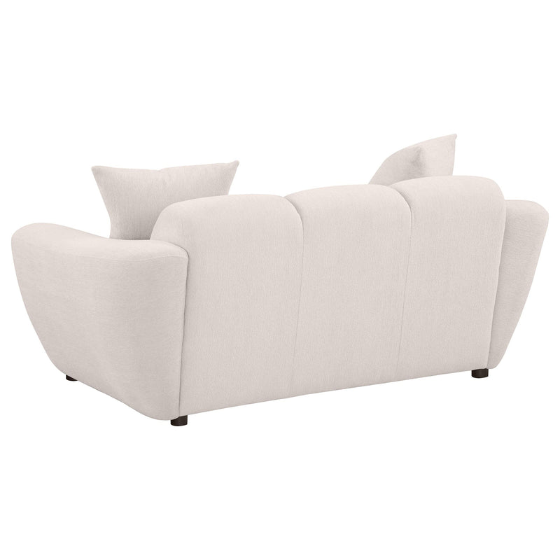 Destino 3-piece Chenille Splayed Arm Sofa Set Greige - detail 6