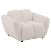 Destino 3-piece Chenille Splayed Arm Sofa Set Greige - detail 7