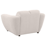 Destino 3-piece Chenille Splayed Arm Sofa Set Greige - detail 8