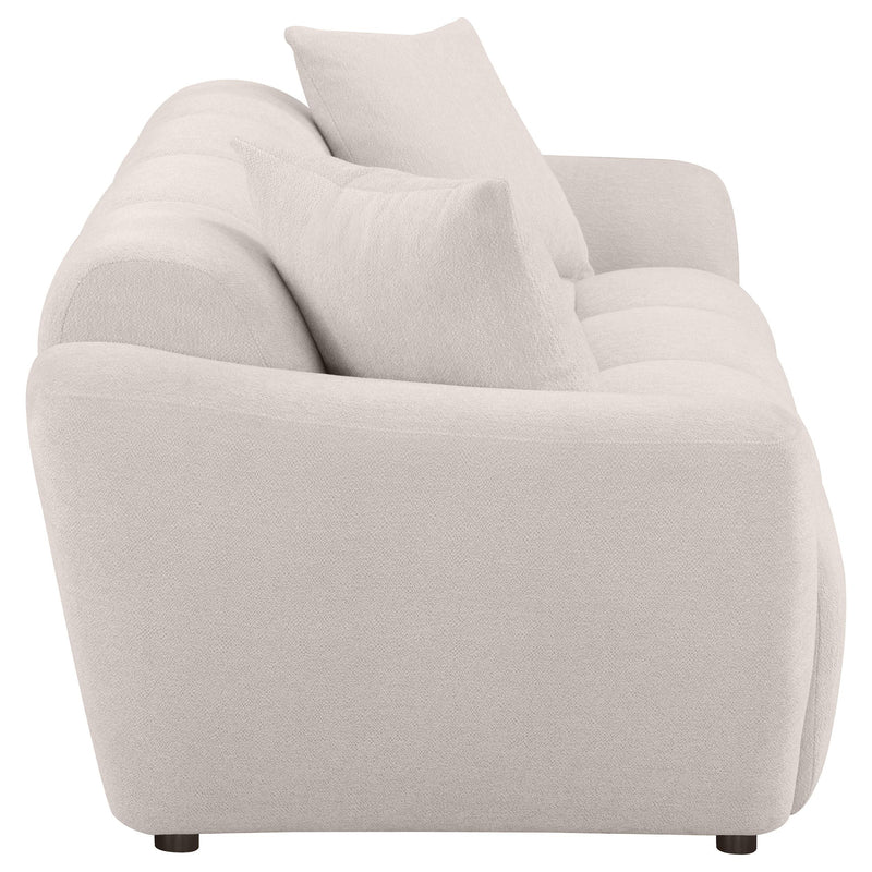Destino Chenille Upholstered Splayed Arm Sofa