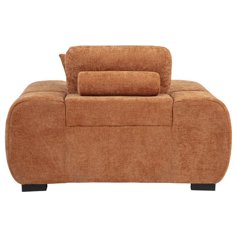 Octavia Upholstered Track Arm Accent Chair