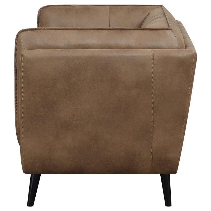 Thatcher Upholstered Tuxedo Arm Tufted Loveseat