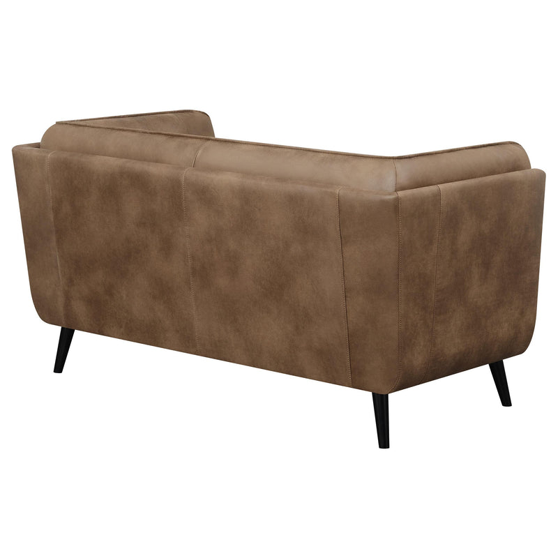 Thatcher Upholstered Tuxedo Arm Tufted Loveseat