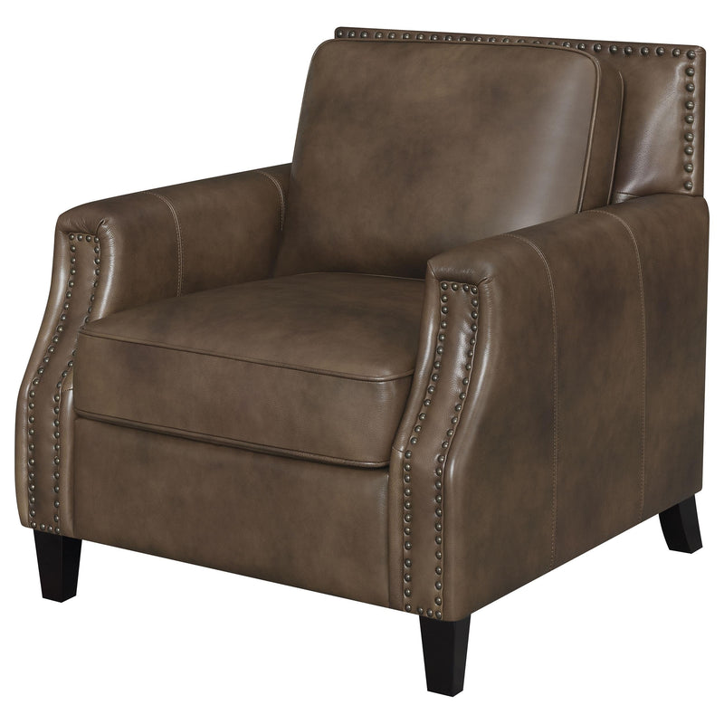 Leaton Upholstered Recessed Arm Accent Chair