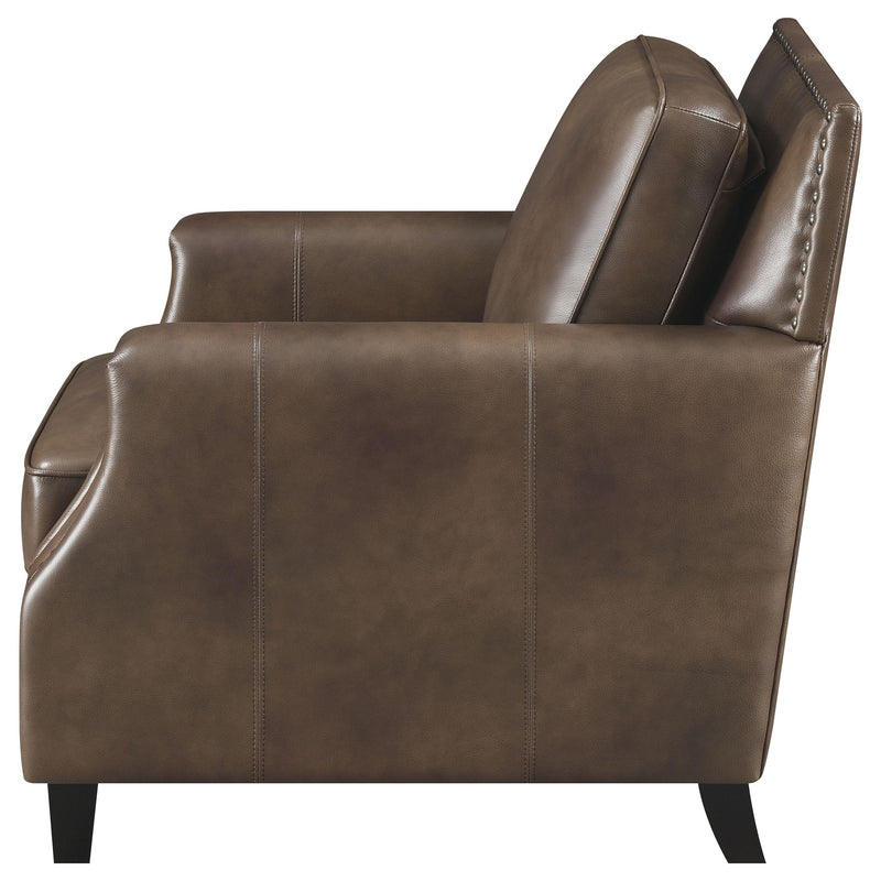 Leaton Upholstered Recessed Arm Accent Chair