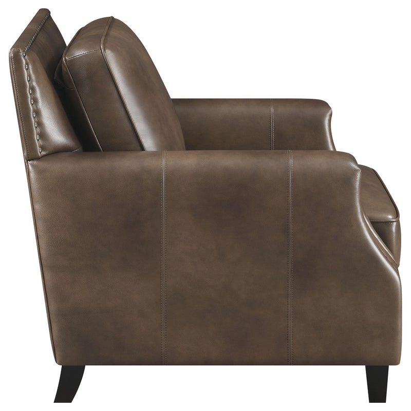 Leaton Upholstered Recessed Arm Accent Chair