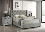Crownmark Daphne Bed - Light Grey