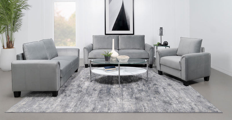Davis Upholstered Rolled Arm Sofa