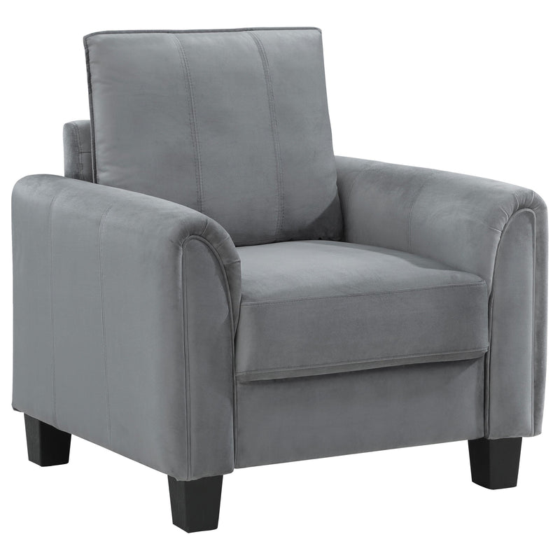 Davis Upholstered Rolled Arm Accent Chair