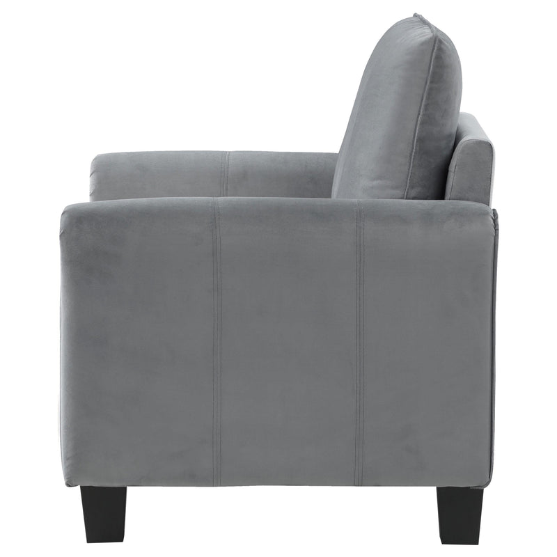 Davis Upholstered Rolled Arm Accent Chair