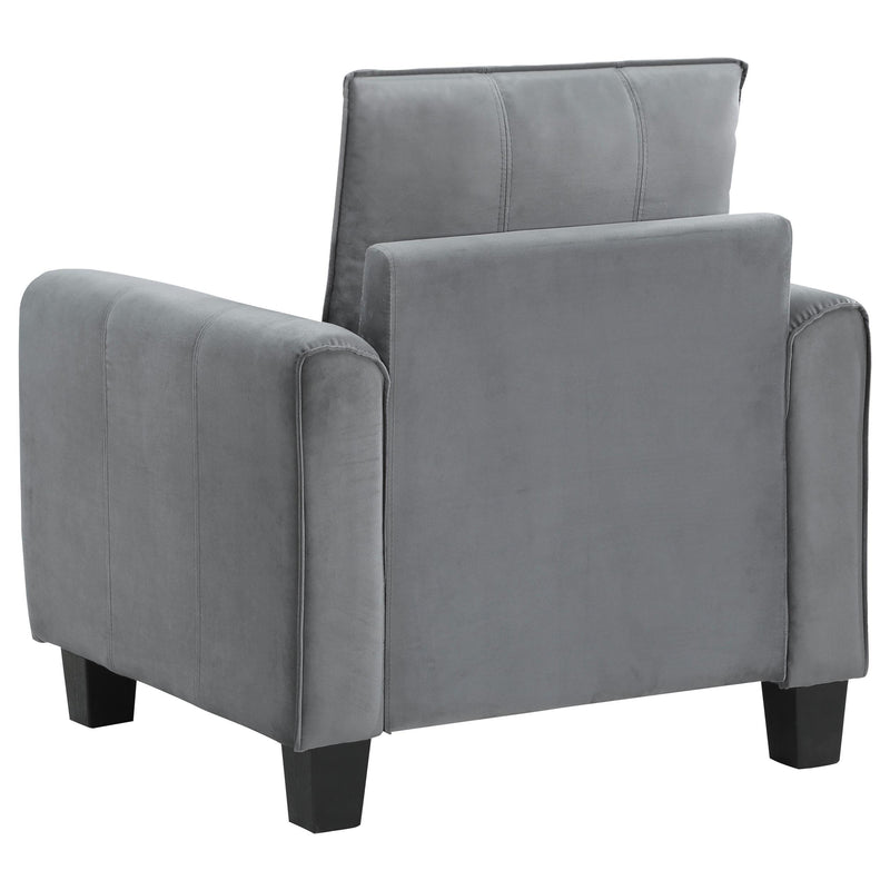 Davis Upholstered Rolled Arm Accent Chair