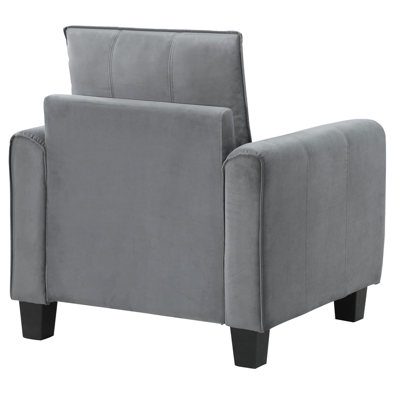 Davis Upholstered Rolled Arm Accent Chair