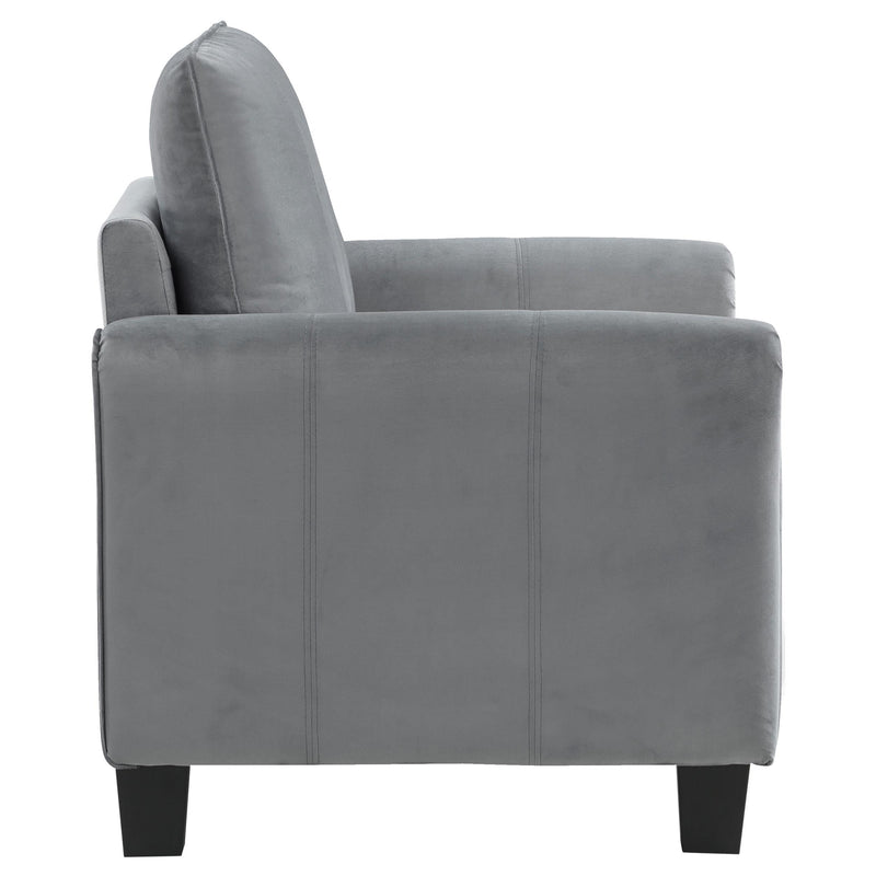 Davis Upholstered Rolled Arm Accent Chair