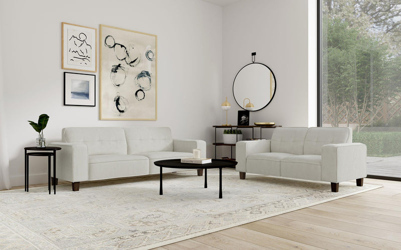 Deerhurst 2-piece Upholstered Track Arm Sofa Set