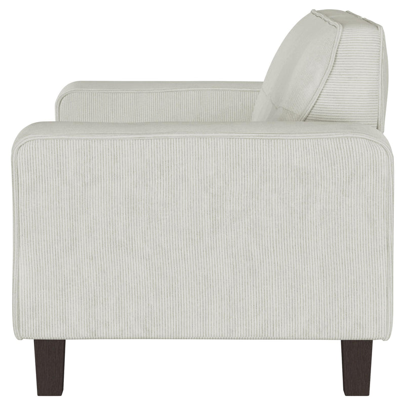 Deerhurst Upholstered Track Arm Tufted Loveseat