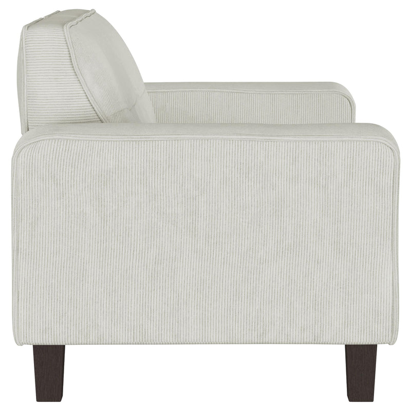 Deerhurst Upholstered Track Arm Tufted Loveseat