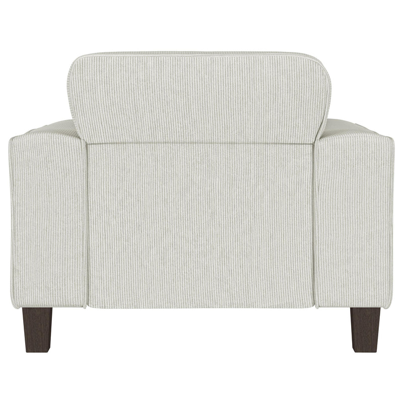 Deerhurst Upholstered Track Arm Tufted Accent Chair