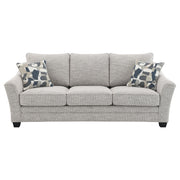 Tomkins 3-piece Boucle Upholstered Sofa Set Light Grey - detail 4