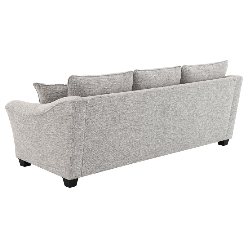 Tomkins 3-piece Boucle Upholstered Sofa Set Light Grey - detail 5