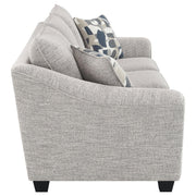 Tomkins 3-piece Boucle Upholstered Sofa Set Light Grey - detail 6