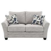 Tomkins 3-piece Boucle Upholstered Sofa Set Light Grey - detail 8