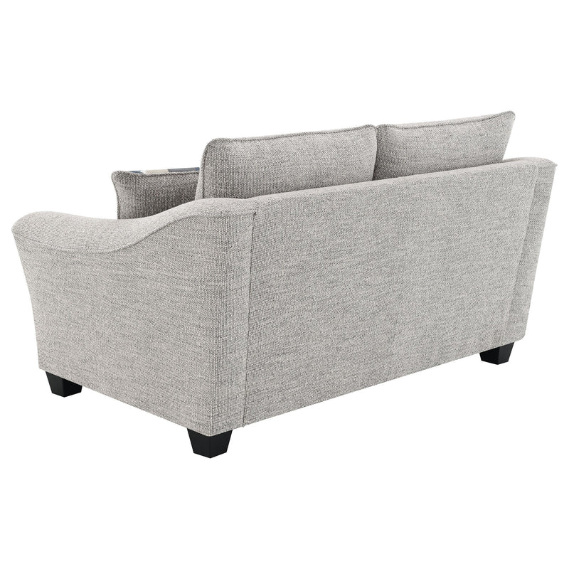 Tomkins 3-piece Boucle Upholstered Sofa Set Light Grey - detail 9