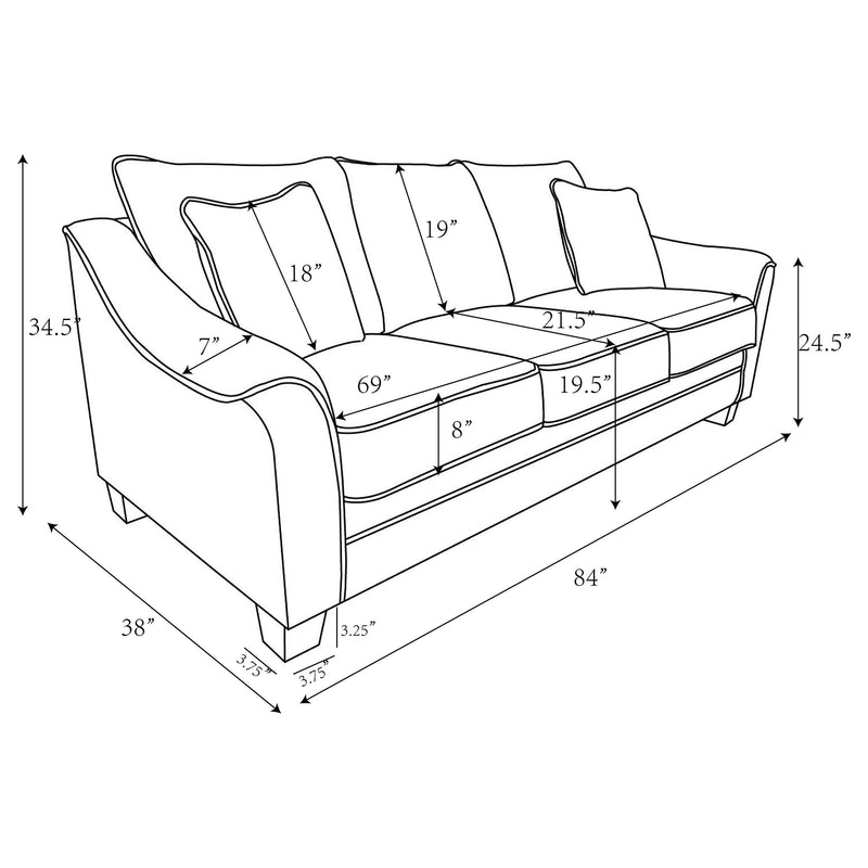 Tomkins Boucle Upholstered Sofa