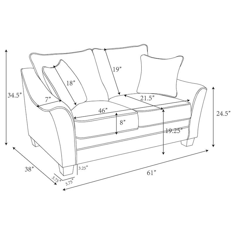 Tomkins Boucle Upholstered Loveseat