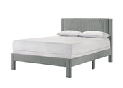 Crownmark Lucia Platform Bed - Light Grey