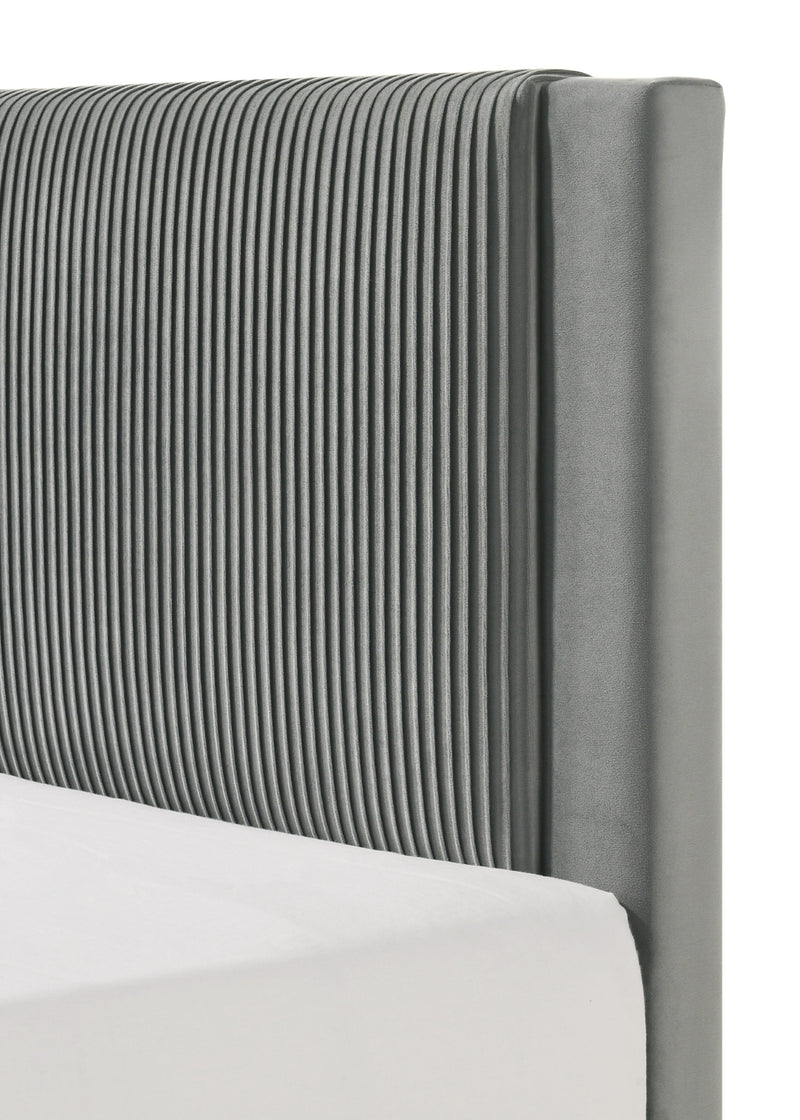 Crownmark Lucia Bed - Light Grey