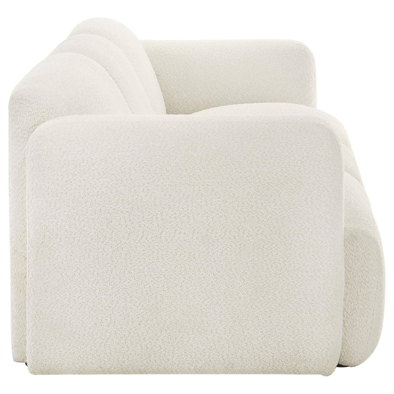 Dorset 2-piece Upholstered Round Track Arm Sofa Set
