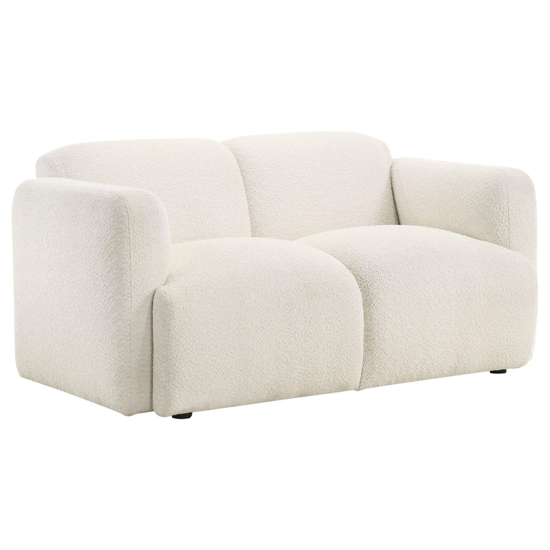 Dorset 2-piece Upholstered Round Track Arm Sofa Set