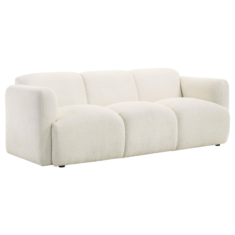 Dorset 3-piece Upholstered Round Track Arm Sofa Set