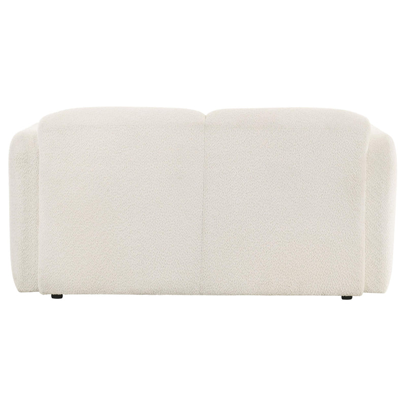 Dorset Fabric Upholstered Round Track Arm Loveseat
