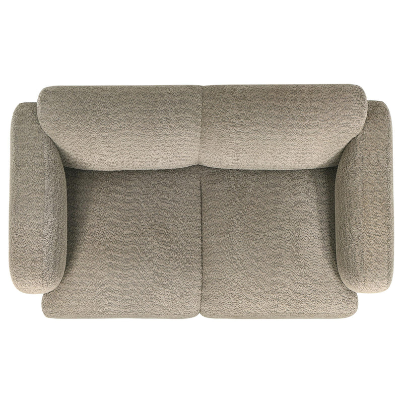 Dorset 2-piece Upholstered Round Track Arm Sofa Set
